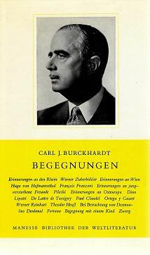 Burckhardt, Begegnungen.
