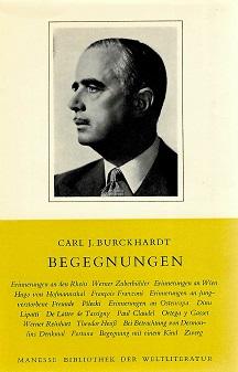 Burckhardt, Begegnungen.