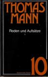 Mann, Reden und Aufsätze